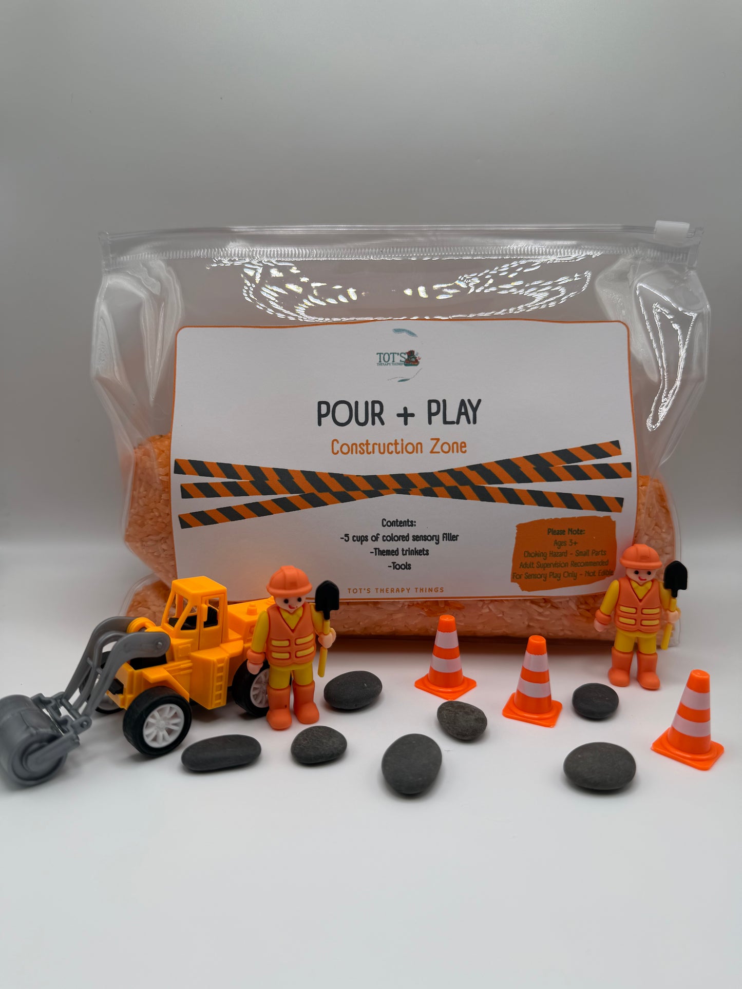 "Construction Zone" Pour + Play Pack
