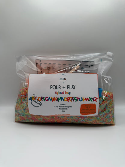 "Alphabet Soup" Pour +  Play Pack