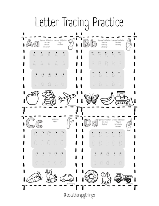 Letter Tracing Practice